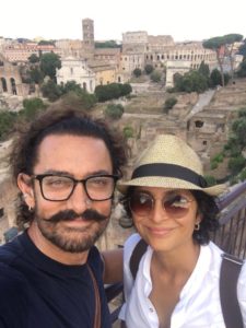 Aamir khan with wife