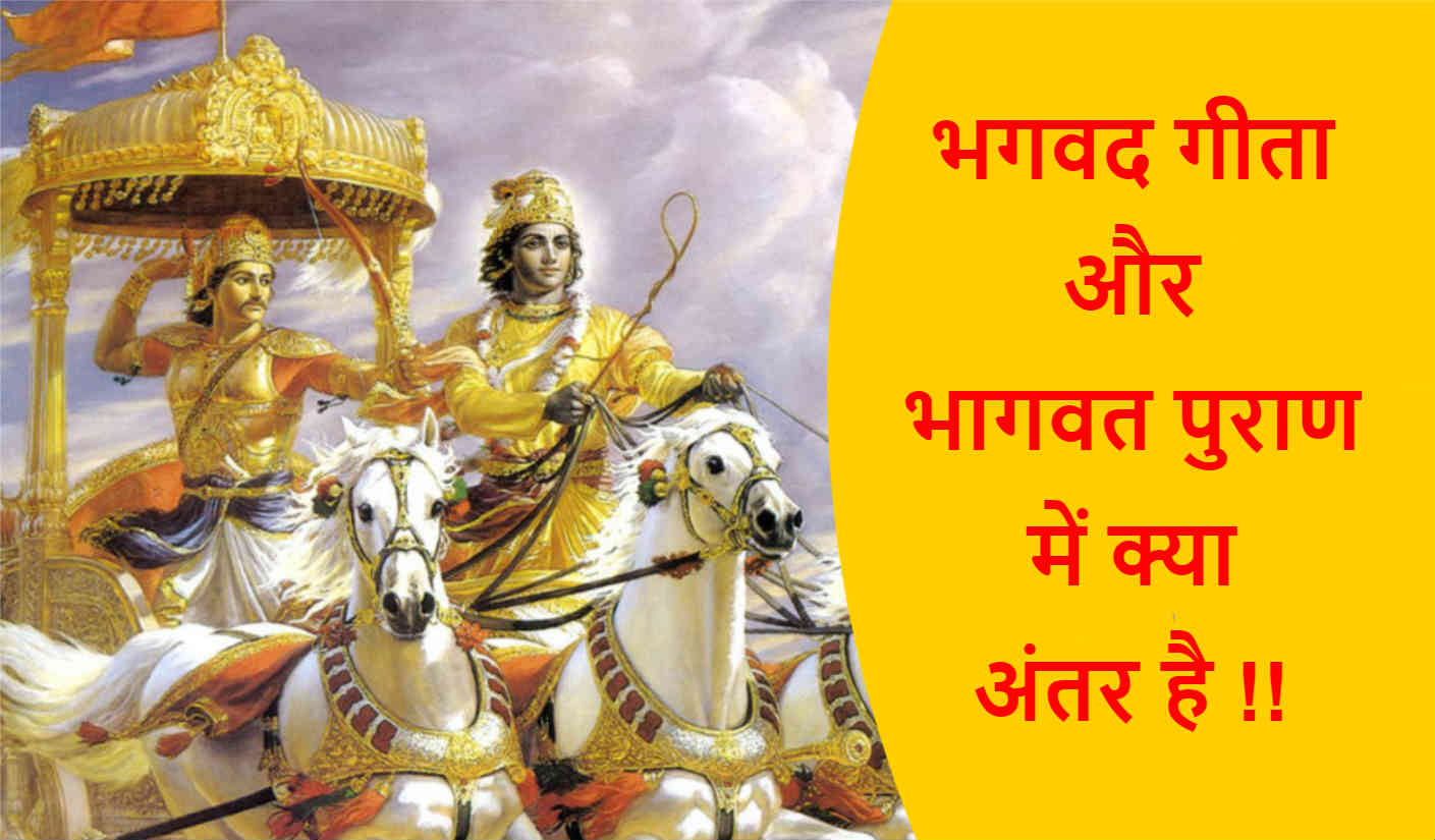 You are currently viewing भगवद गीता और भागवत पुराण में क्या अंतर है !!
