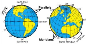 Difference between latitude and longitude in Hindi | अक्षांश एवं देशांतर में क्या अंतर है !!