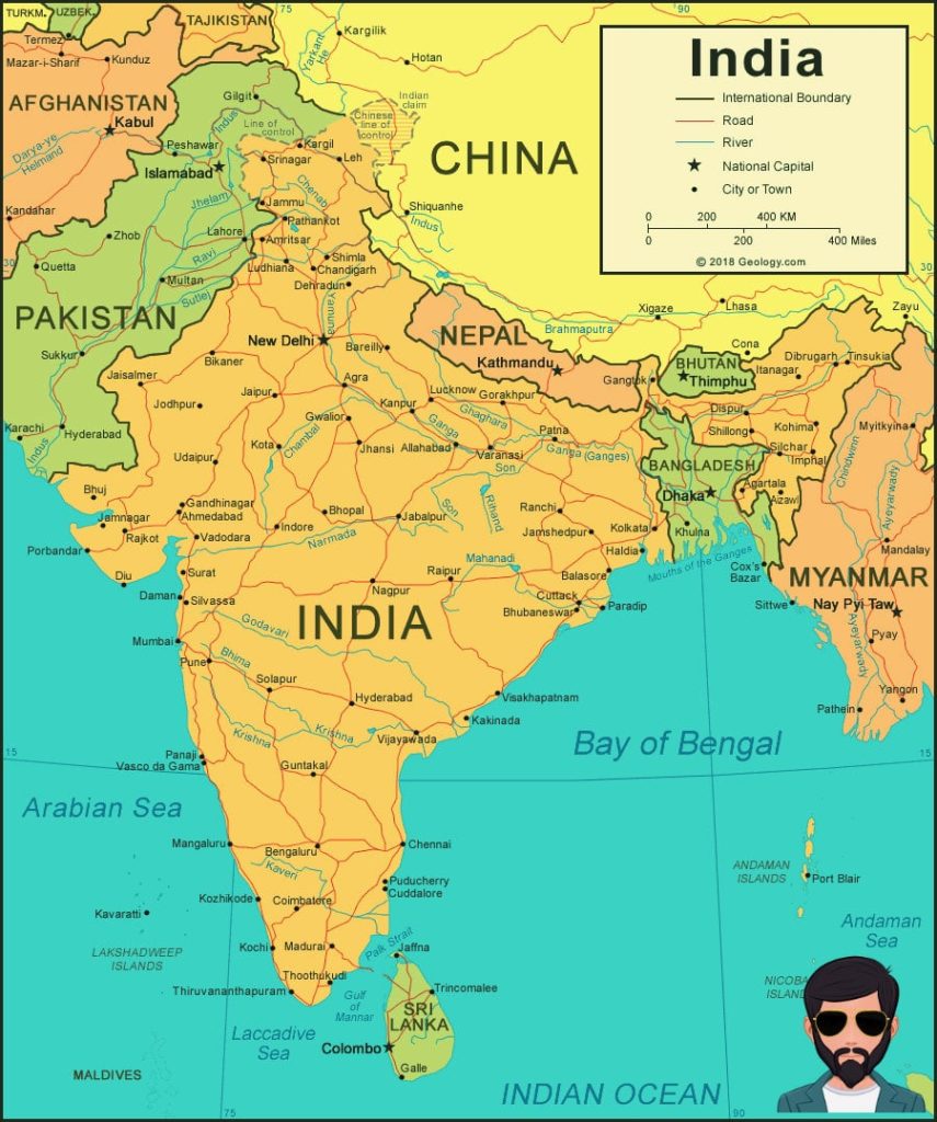 मानचित्र क्या है | What is Map in Hindi !!