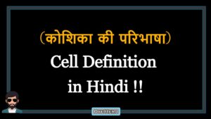 Read more about the article (कोशिका की परिभाषा) Definition of Cell in Hindi !!