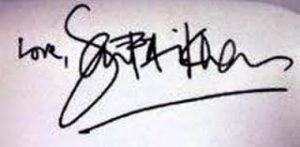 सारा अली खान Signature